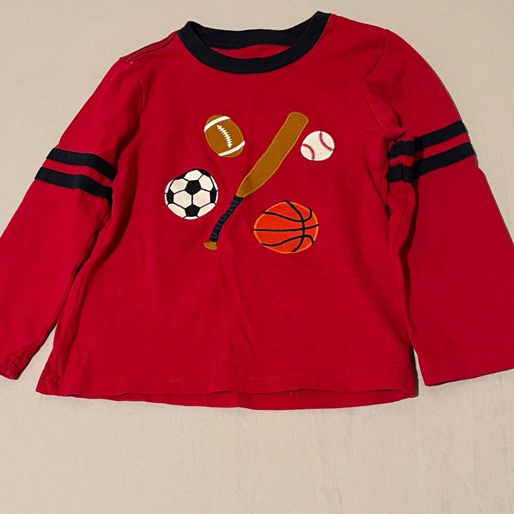 Gymboree- sports long sleeve shirt